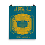 Jacksonville Jaguars TIAA Bank Field Stadium Poster - Stadium Prints