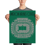 Dallas Stars American Airlines Center Stadium Poster Print - Stadium Prints