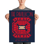 Ole Miss Mississippi Basketball The Pavillion Stadium Poster Print - Stadium Prints