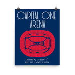 Washington Wizards Capital One Arena Stadium Poster Print - Stadium Prints