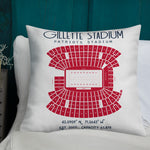 New England Patriots Football Stadium & City Pillows - Stadium Prints