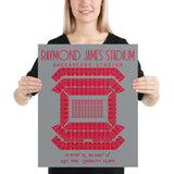 Tampa Bay Buccaneers Stadium Poster - Stadium Prints