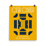 Murray State Basketball CFSB Center Stadium Poster Print - Stadium Prints