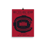 Atlanta Falcons Mercedez-Benz Stadium Poster Print - Stadium Prints