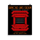 Tampa Bay Buccaneers Stadium Poster - Stadium Prints