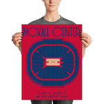 University of Arizona Basketball McKale CenterPoster - Stadium Prints