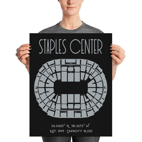 Los Angeles Kings Staples Center Poster Print - Stadium Prints