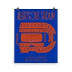 Boise State Football Albertsons Stadium Poster - Stadium Prints