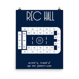 Penn State Wrestling Rec Hall - Stadium Prints