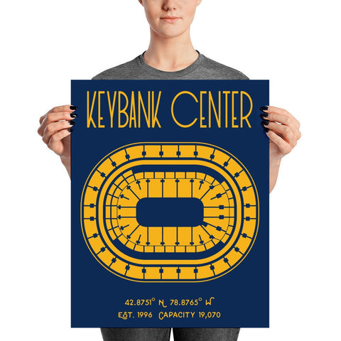 Buffalo Sabres Keybank Center Stadium Poster Print - Stadium Prints