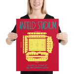 Liverpool Anfield Stadium Poster Print Soccer Football - Stadium Prints