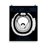 Toronto Blue Jays Rogers Centre Stadium Poster Print - Stadium Prints