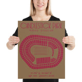 San Francisco 49ers Candlestick Park Stadium Poster - Stadium Prints