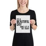 U2- Beautiful Day | It's A Beautiful Day Don't Let it Get Away | Music Lyric Art Print - Stadium Prints