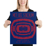 New York Giants Met Life Stadium Poster - Stadium Prints