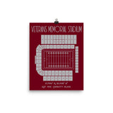 Troy University Football Veterans Memorial Stadium Poster - Stadium Prints