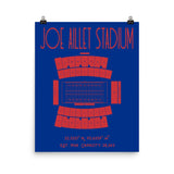 Louisiana Tech Football Joe Aillet Stadium - Stadium Prints