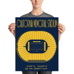 Cal Football California Memorial Stadium Poster Print - Stadium Prints