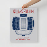 Liberty University Football Williams Stadium Poster Print - Stadium Prints