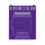 Kansas State Bill Snyder Family Football Stadium Poster Print - Stadium Prints