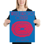 Philadelphia 76ers Wells Fargo Center Stadium Poster Print - Stadium Prints