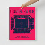 St. Louis City Soccer Centene Stadium Active Stadium Poster Print - Stadium Prints