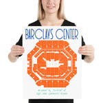 New York Liberty Barclays Center Stadium Poster Print WNBA - Stadium Prints