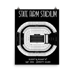 Arizona Cardinals State Farm Stadium Poster Print - Stadium Prints