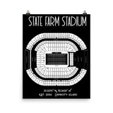 Arizona Cardinals State Farm Stadium Poster Print - Stadium Prints