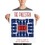 Pennsylvania Quakers The Palestra Stadium Poster Print - Stadium Prints