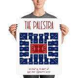 Pennsylvania Quakers The Palestra Stadium Poster Print - Stadium Prints