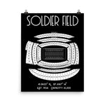 Chicago Bears Soldier Field Stadium Poster - Stadium Prints