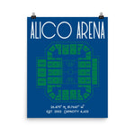 Florida Golf Coast University Alico Arena Poster Print - Stadium Prints