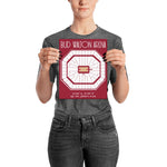 Arkansas Basketball Bud Walton Arena Poster - Stadium Prints