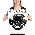 San Diego Padres Petco Park Stadium Poster Print - Stadium Prints