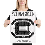 Arizona Cardinals State Farm Stadium Poster Print - Stadium Prints