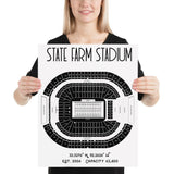 Arizona Cardinals State Farm Stadium Poster Print - Stadium Prints