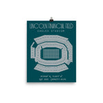 Philadelphia Eagles Lincoln Financial Stadium Poster Print - Stadium Prints