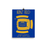 Pittsburgh University Heinz Field Stadium Poster Print - Stadium Prints