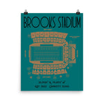 Coastal Carolina Football Brooks Stadium Poster Print - Stadium Prints