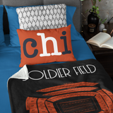 Pro Football Stadium Fleece Blankets - Stadium Prints