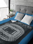 Pro Football Stadium Fleece Blankets - Stadium Prints