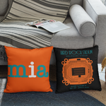 Miami Dolphins Football Stadium & City Pillows - Stadium Prints