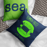 Seattle Seahawks Football Stadium & City Pillows - Stadium Prints