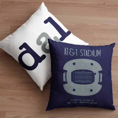 Dallas Cowboys Football Stadium & City Pillows - Stadium Prints